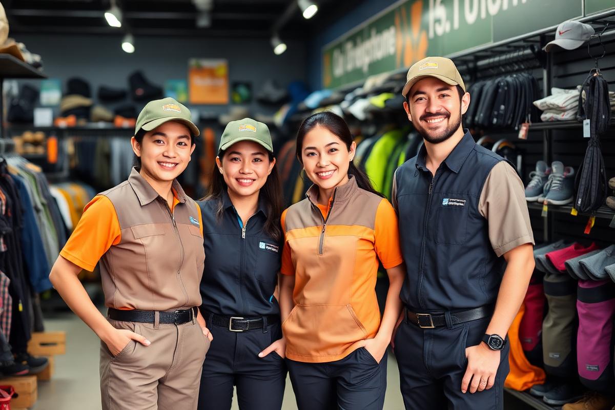 ทีมงาน Outdoor Haven ในร้าน